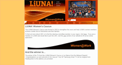 Desktop Screenshot of liunawomen.org